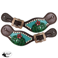 Showman ® Ladies Leather Spur Straps Horse Tack