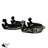 Showman ® Ladies Size Black Steel Bumper Spurs. - Country Scene Saddlery and Pet Supplies