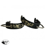 Showman ® Ladies Size Black Steel Bumper Spurs. - Country Scene Saddlery and Pet Supplies