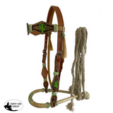 Showman® Leather bosal headstall. - Country Scene Saddlery and Pet Supplies