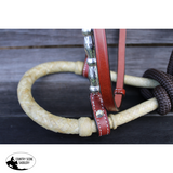 Showman ® leather bosal headstall.