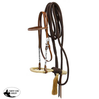 New! Showman ® Leather Bosal Headstall.