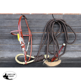 Showman ® leather bosal headstall.