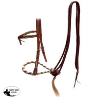 New! Showman ® Leather Bosal Headstall.