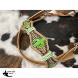 Showman® Leather bosal headstall. - Country Scene Saddlery and Pet Supplies