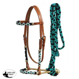 Showman ® leather bosal headstall. - Country Scene Saddlery and Pet Supplies