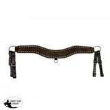 Showman ® Leather tripping collar with white buckstitch accent. - Country Scene Saddlery and Pet Supplies