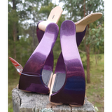 Showman ® Lightweight color coated twisted angled aluminum stirrups. - Country Scene Saddlery and Pet Supplies