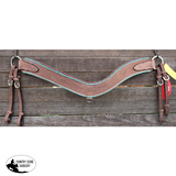 Showman ® Medium leather tripping collar with rawhide wrapped edge - Country Scene Saddlery and Pet Supplies