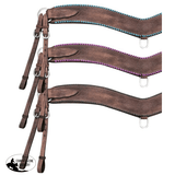 Showman ® Medium leather tripping collar with rawhide wrapped edge - Country Scene Saddlery and Pet Supplies