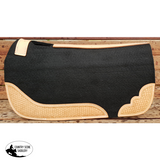 Showman® Mini 20 X 12 Mm Felt Pad With Basket Tooled Wear Leathers.