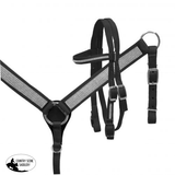 New! Showman ® Mini/ Small Pony Nylon headstall and breast collar set with crystals. - Country Scene Saddlery and Pet Supplies