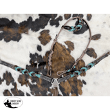 Showman ® Miracle Braid One Ear Headstall and Breast Collar Set. - Country Scene Saddlery and Pet Supplies