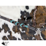 Showman ® Miracle Braid One Ear Headstall And Breast Collar Set. Western Saddles