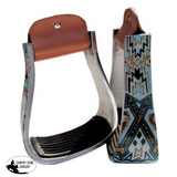 Showman ® Navajo Arrow print stirrup. - Country Scene Saddlery and Pet Supplies