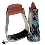 New! Showman ® Navajo Arrow Print Stirrup.