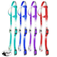 Showman ® Nylon One Ear Headstall Set Ombre Serape Full / Royal Nylon/Synthetic Headstalls