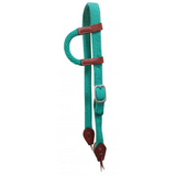 Showman ® Nylon One Ear Headstall with leather accents.. - Country Scene Saddlery and Pet Supplies