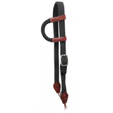 Showman ® Nylon One Ear Headstall with leather accents.. - Country Scene Saddlery and Pet Supplies