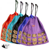 Showman® Nylon Scratchless Slow Feed Hay Bag. - Country Scene Saddlery and Pet Supplies