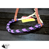 Showman ® Nylon Tie Down Black/ Purple Tie Down Straps