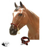 Showman ® Nylon Tie Down- Rainbow - Red - Tie Down Straps