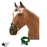 Showman ® Nylon Tie Down- Rainbow - Blue Lime - Tie Down Straps