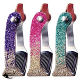 New! Showman ® Ombre Glitter Overlay Stirrups.