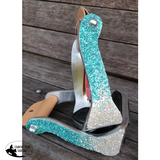 Showman ® Ombre Glitter Overlay Stirrups.