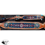 Showman ® One ear headstall and breast collar set. - Country Scene Saddlery and Pet Supplies