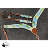 Showman ® One Ear Headstall And Breast Collar Set Tack Sets