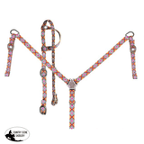 Showman ® One Ear Headstall and Nylon Breast Collar Set - Country Scene Saddlery and Pet Supplies