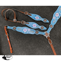 Showman ® One Ear Headstall And Painted Breast Collar Set Tack Sets