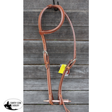 Showman® One Ear Leather Headstall. - Country Scene Saddlery and Pet Supplies