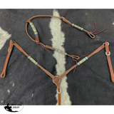 Showman ® One Ear Rawhide Bridle & Breast collar set - Country Scene Saddlery and Pet Supplies