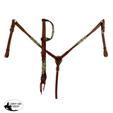 Showman ® One Ear Rawhide Bridle & Breast collar set - Country Scene Saddlery and Pet Supplies