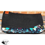 Showman ® " Paint Splash" 24" x 24" PONY black felt pad - Country Scene Saddlery and Pet Supplies