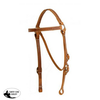 New! Showman ® Perfect Fit Harness Leather Headstall.