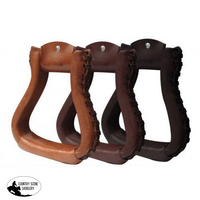 New! Showman ® Pony Leather Wrapped Stirrups.