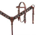 NEW! Showman ® PONY SIZE Unicorn print headstall and breast collar set. - Country Scene Saddlery and Pet Supplies
