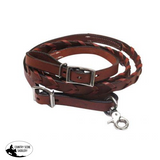 Showman ® Pony/Youth 6ft x 3/4" leather laced contest rein. - Country Scene Saddlery and Pet Supplies