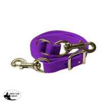 Showman ® Premium Nylon Easy Adjust Tie Down Strap. Purple Tie Down Straps