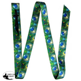 Showman ® Premium Quality Peacock Print Latigo Set - Country Scene Saddlery and Pet Supplies