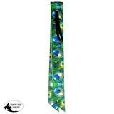 Showman ® Premium Quality Peacock Print Latigo Set - Country Scene Saddlery and Pet Supplies