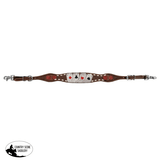 New! Showman ® Rider's Luck Tooled Leather Wither Strap - Country Scene Saddlery and Pet Supplies