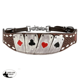 New! Showman ® Rider's Luck Tooled Leather Wither Strap - Country Scene Saddlery and Pet Supplies