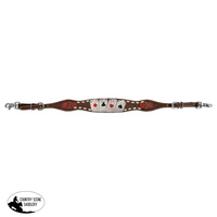 Showman ® Riders Luck Tooled Leather Wither Strap Roper Saddle