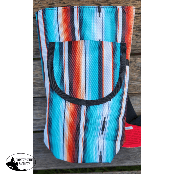 Showman ®Serape Insulated Nylon Bottle Carrier With Pocket. Horse Tack