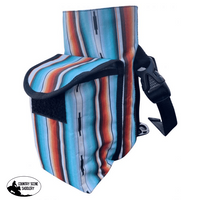 Showman ®Serape Insulated Nylon Bottle Carrier With Pocket. Horse Tack