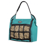 New! Showman ® Slow feed hay tote. Durable heavy duty nylon hay tote is easy to fill and carry. - Country Scene Saddlery and Pet Supplies